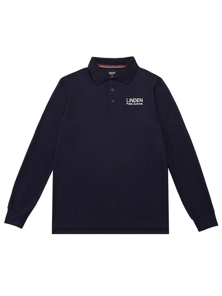 LIND8085 Long Sleeve Polo Navy – Lindenpsuniform