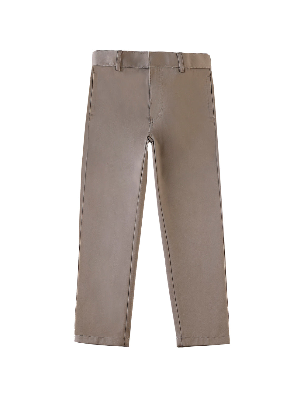 8100 Boys Flat front Twill Uniform Pants Khaki – Lindenpsuniform