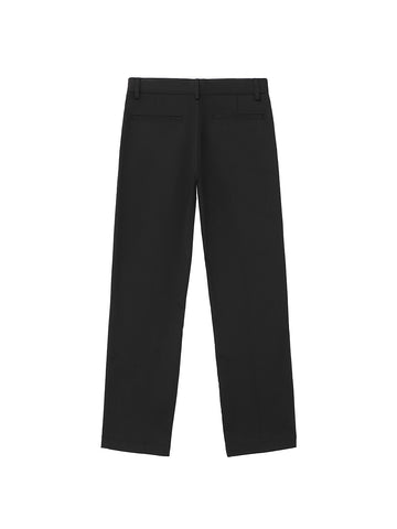 8200 Boys' Straight Twill Pants Black