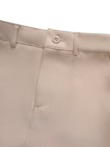 4012 Girl's Pencil Skirt Khaki