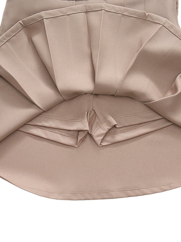 4061 Half Pleated Scooter Skirt